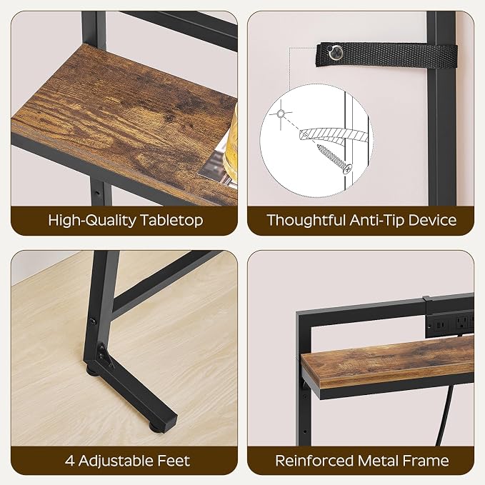Rustic Brown + Black