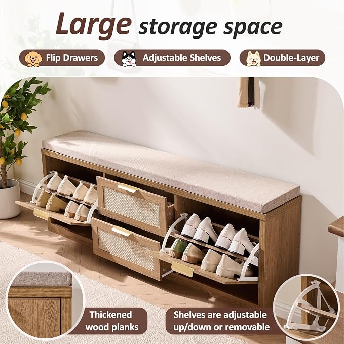 Rustic Oak Rattan