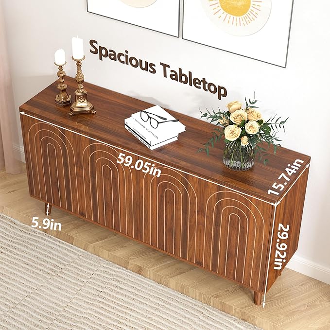 Walnut 1 Pack-4 Door