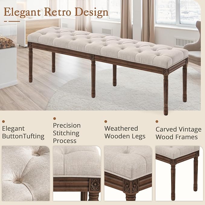 Linen and Dark Brown