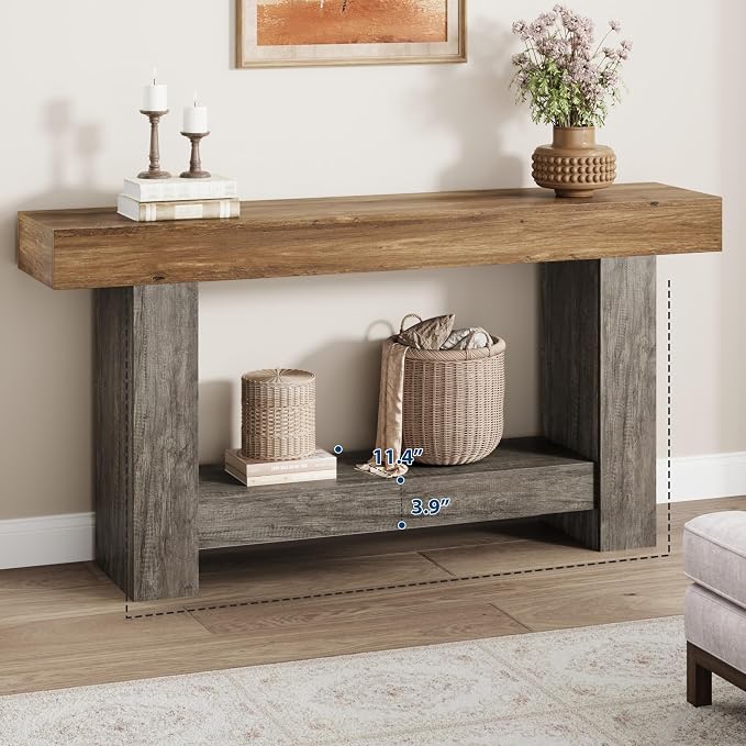 Rustic Brown and Grey