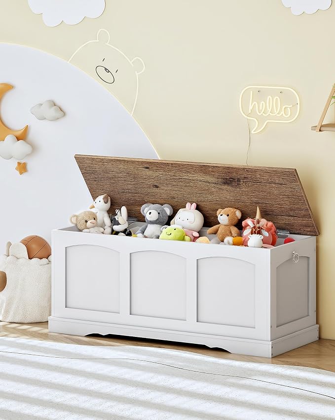 White + Walnut