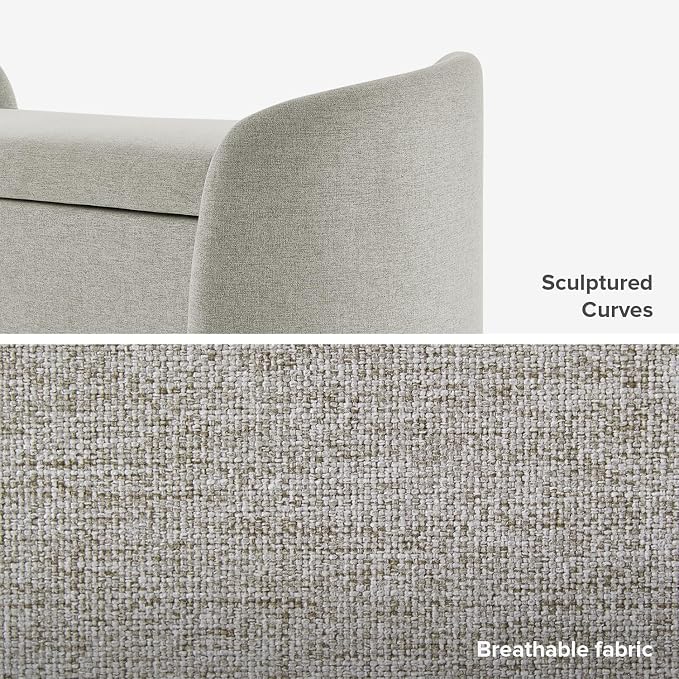 Light Gray Fabric, Curved