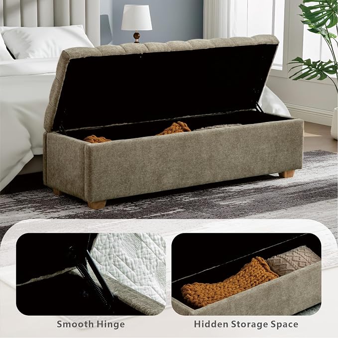 Storage Bench-taupe