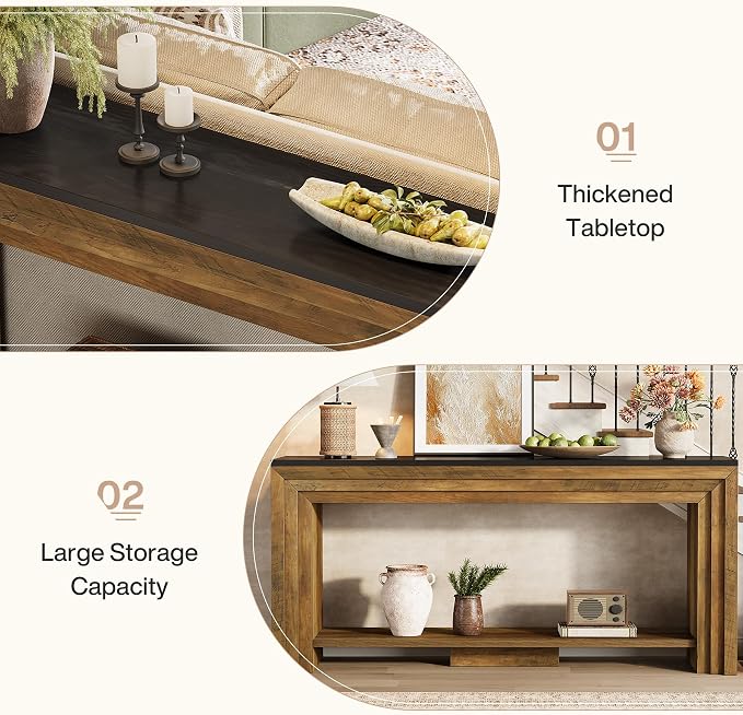 Rustic Brown & Black