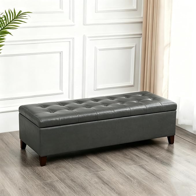 Faux Leather Grey