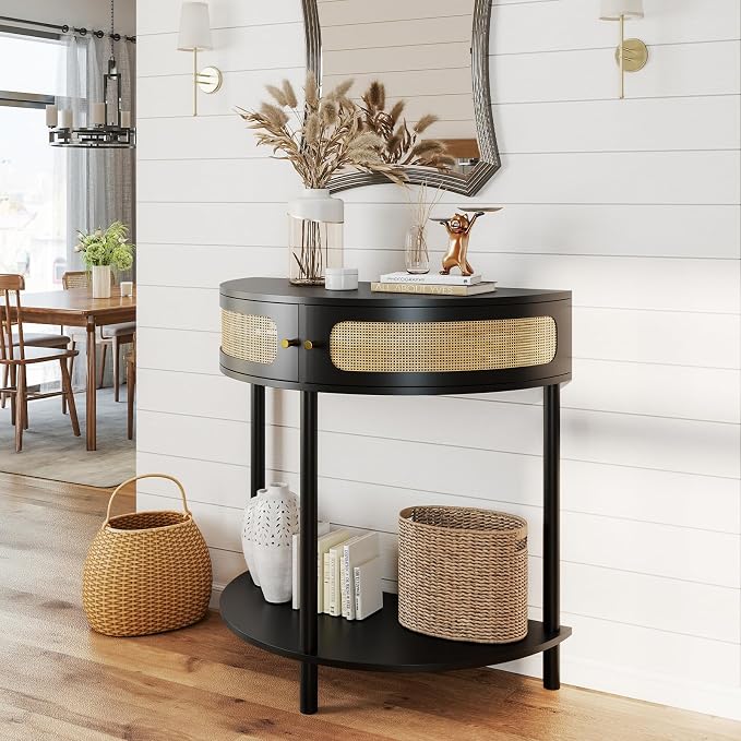 Black - Rattan Design