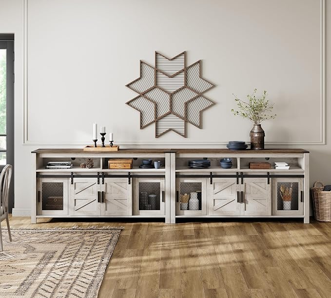 Rustic Oak and White