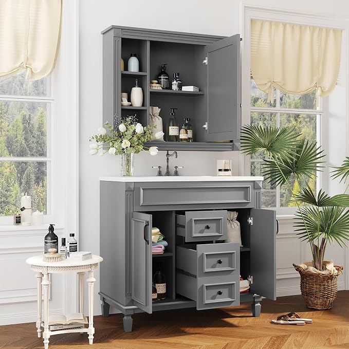 Grey With Mirror