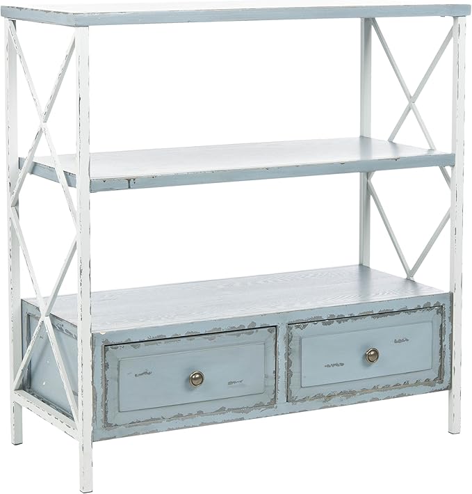 Pale Blue / White Smoke
