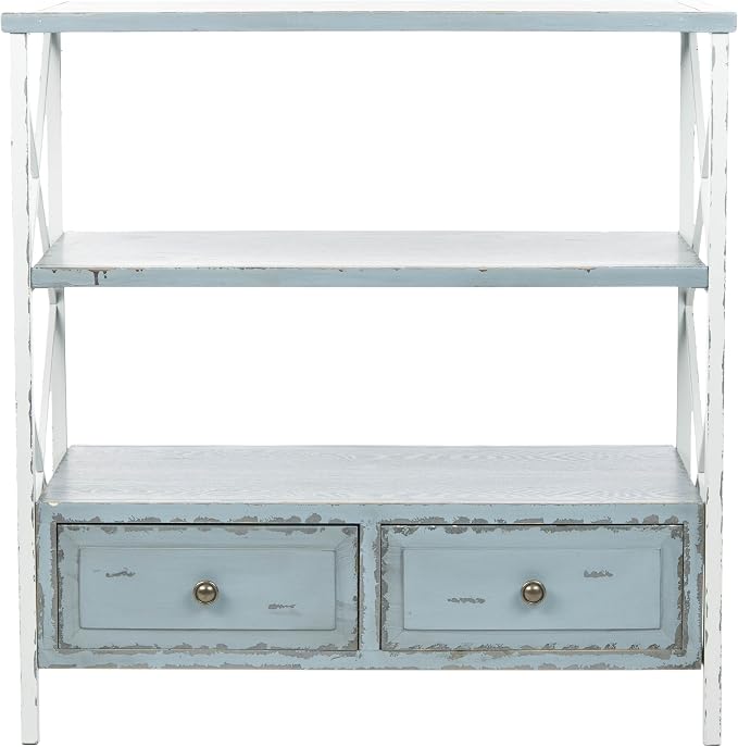 Pale Blue / White Smoke