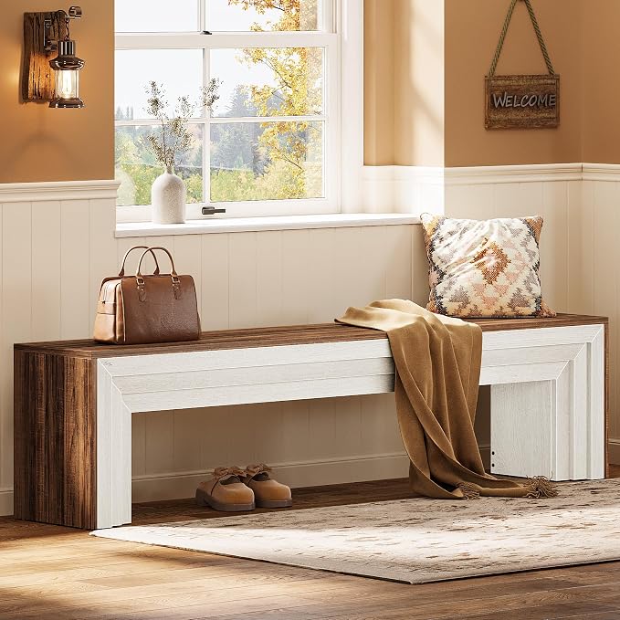 Rustic Brown & White