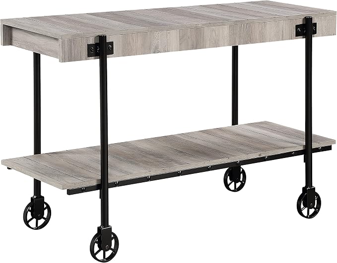 Black and Rustic Oak Brown