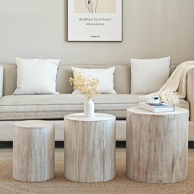 Set of 3-antique White