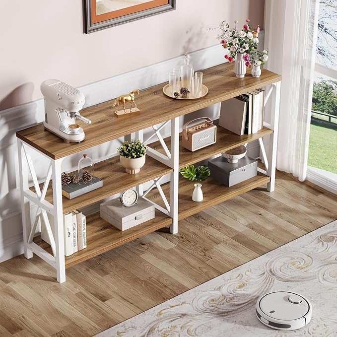 White and Rustic Oak