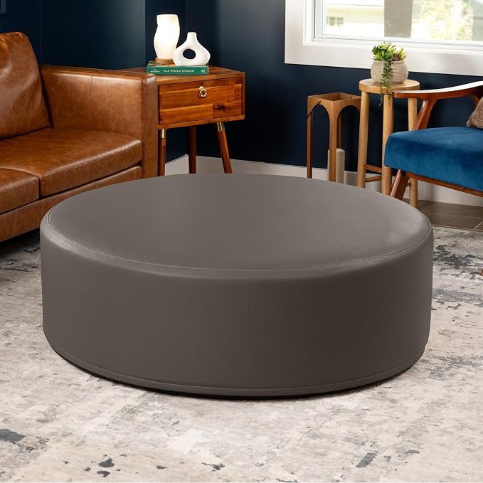 Faux Leather Gunmetal