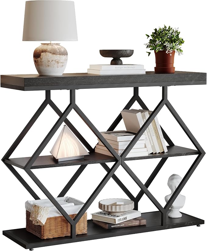 Black + Diamond-shaped
