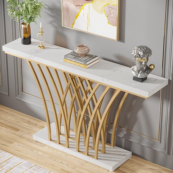 White Faux Marble