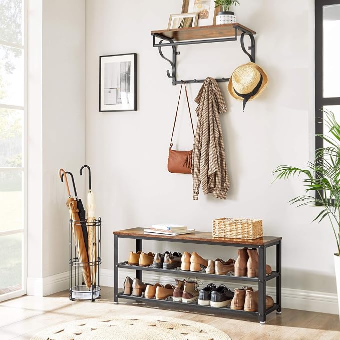 Rustic Brown + Black