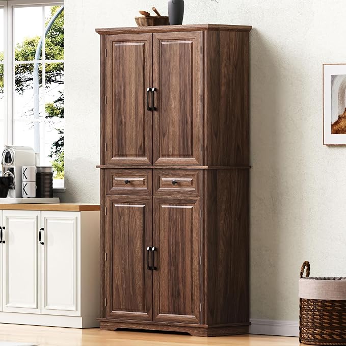 Brown (With 3 Pull Out Shelves）