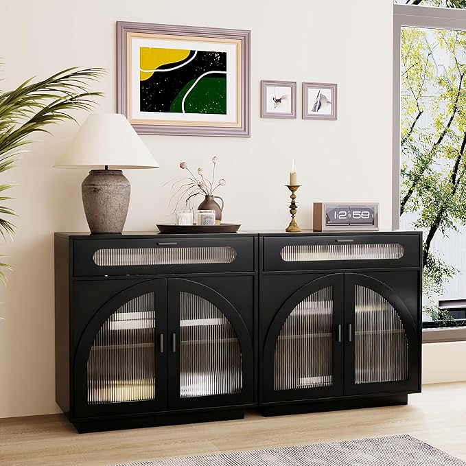 Sideboard W/Drawers_black