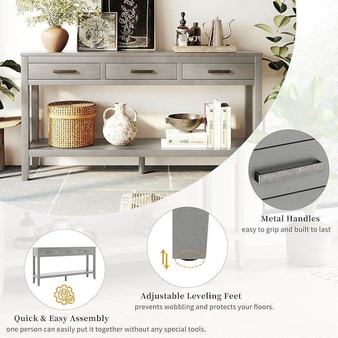 Grey Contemporary 59.1in