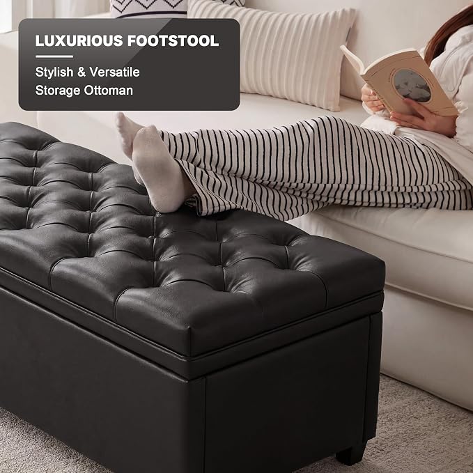 Faux Leather Black