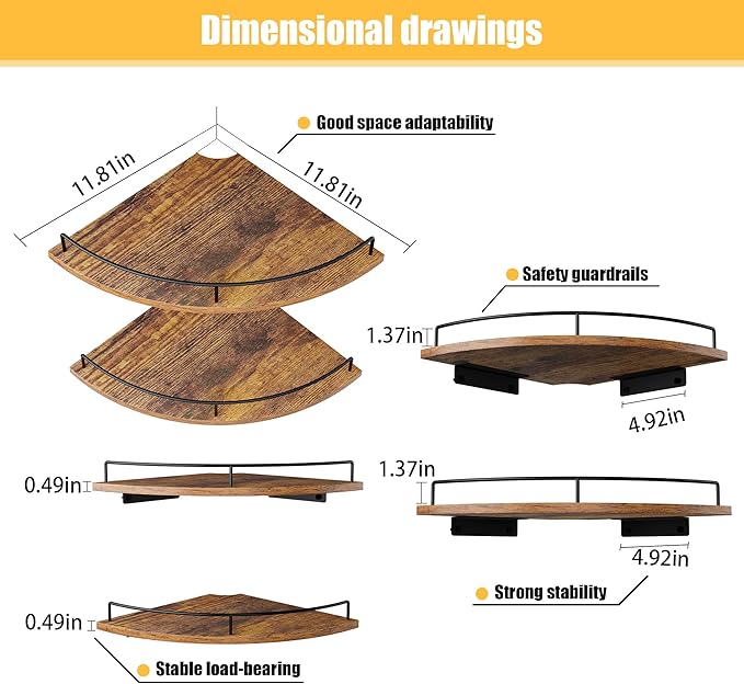 Rustic Brown-2pack