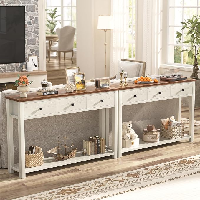 Brown & Antique White