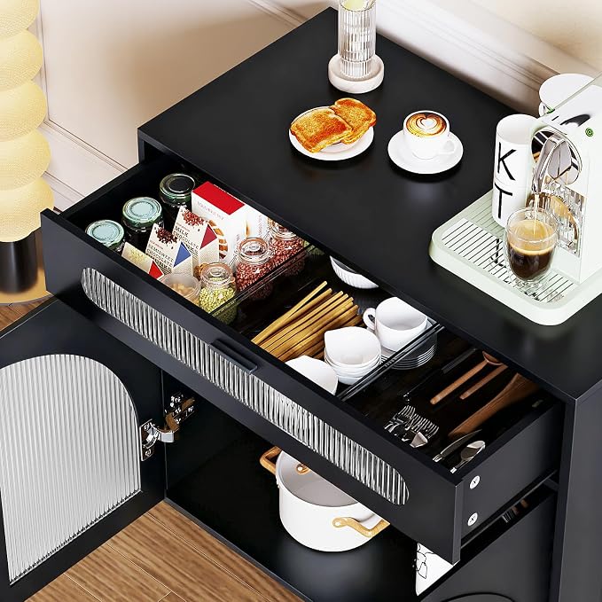 Sideboard W/Drawers_black