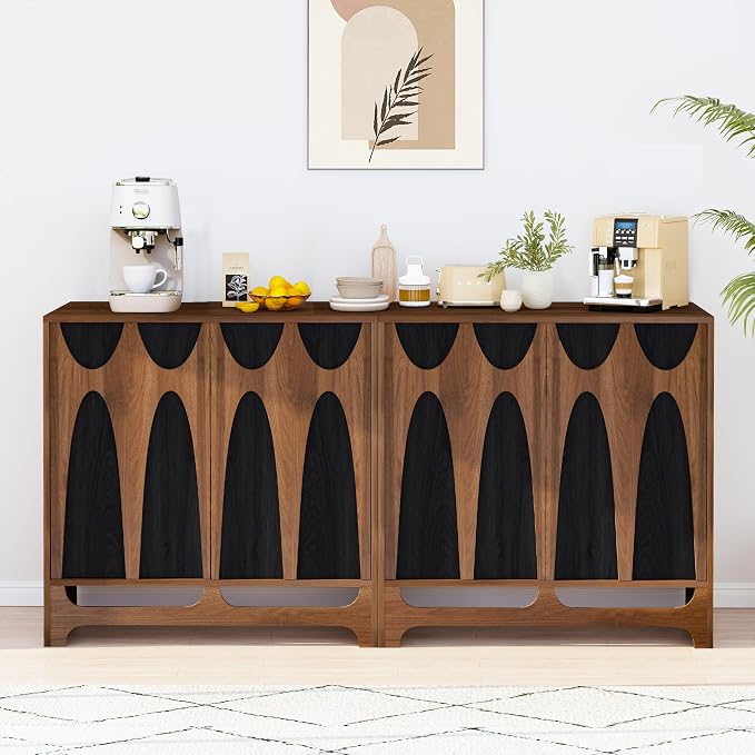 Walnut and Black