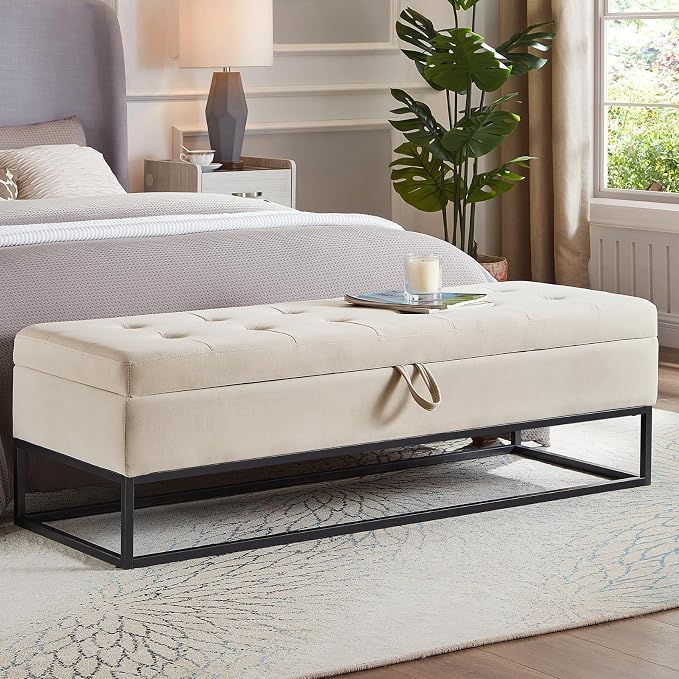 Beige Velvet 58.6''