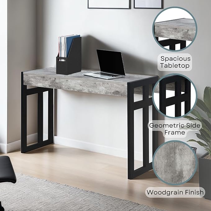 Faux Birch/Black