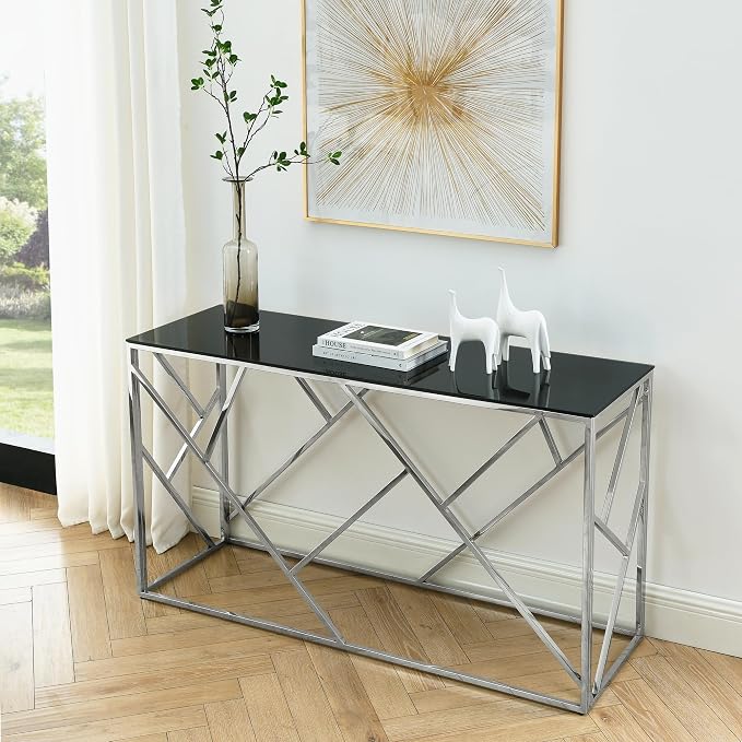 Silver Black - Console Table
