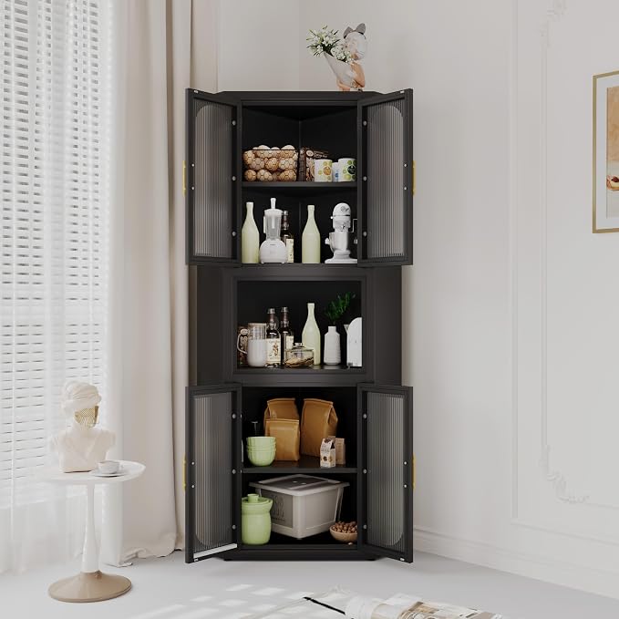 Cornercabinet-black