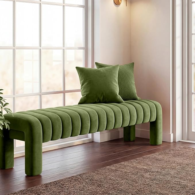 Olive Green Velvet