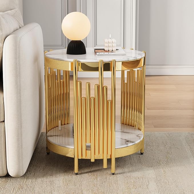 Gold+white