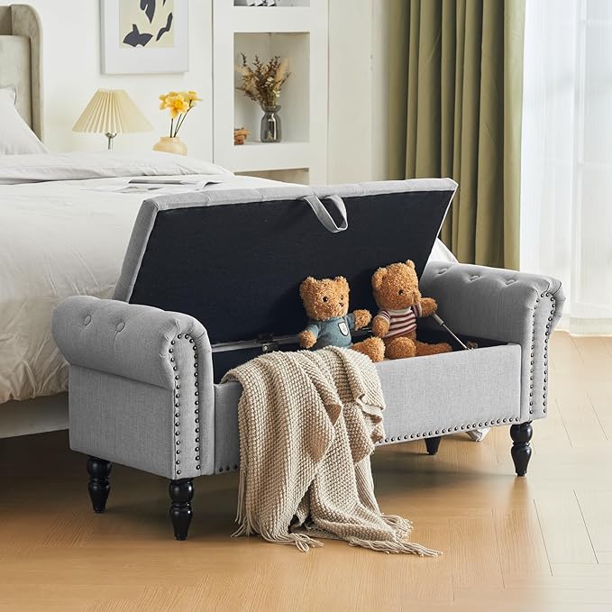 Faux Linen Light Grey