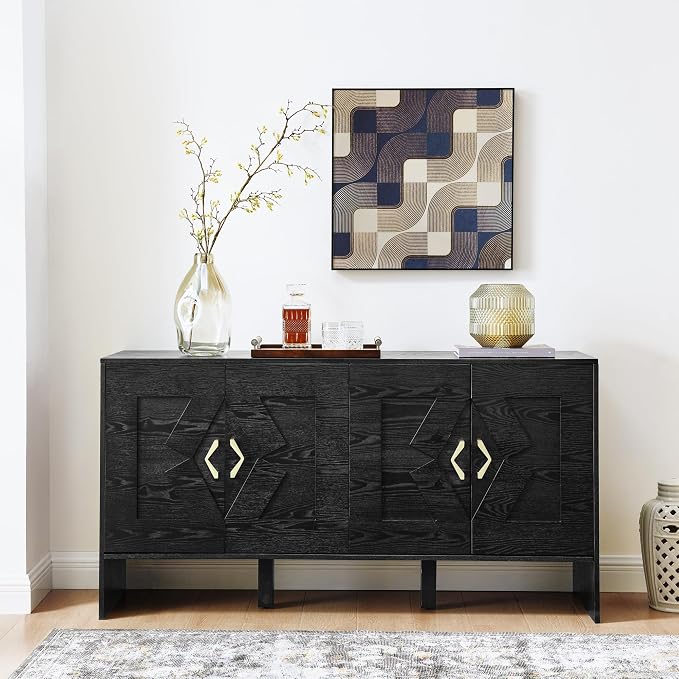 Black-geometric Pattern