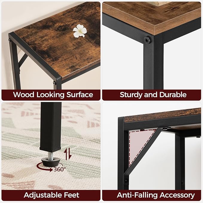 Rustic Brown, Black