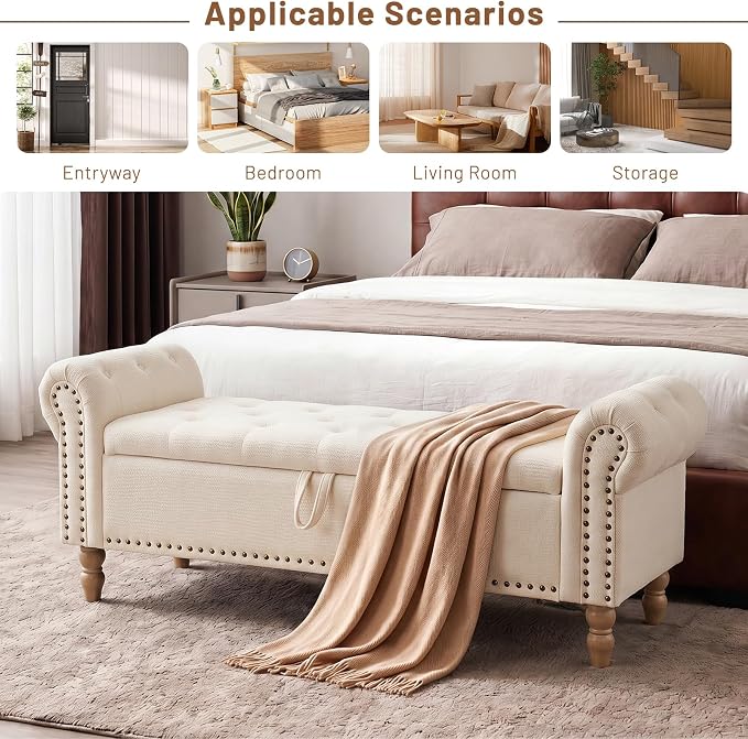 Beige-chenille