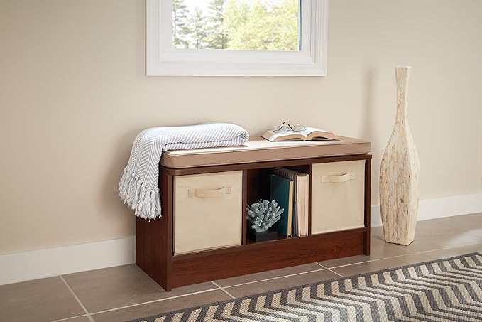Dark Cherry With Tan Cushion
