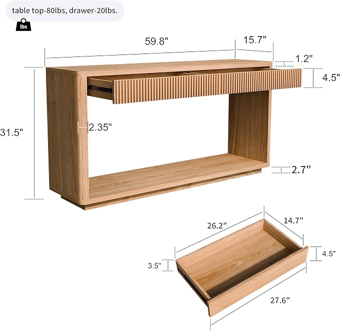 Drawers-natural Wood
