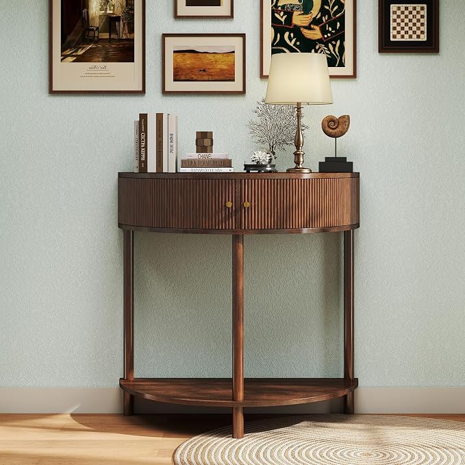 Walnut - Fluted Design