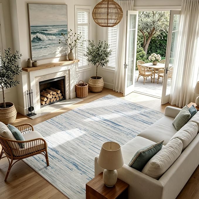 Blue-white-gray