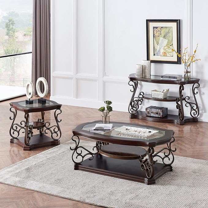 Coffee Table, Dark Brown