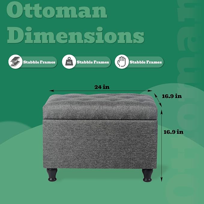 Dark Grey-linen Fabric