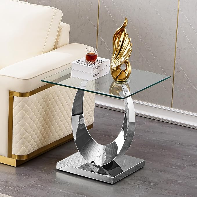 Silver End Table