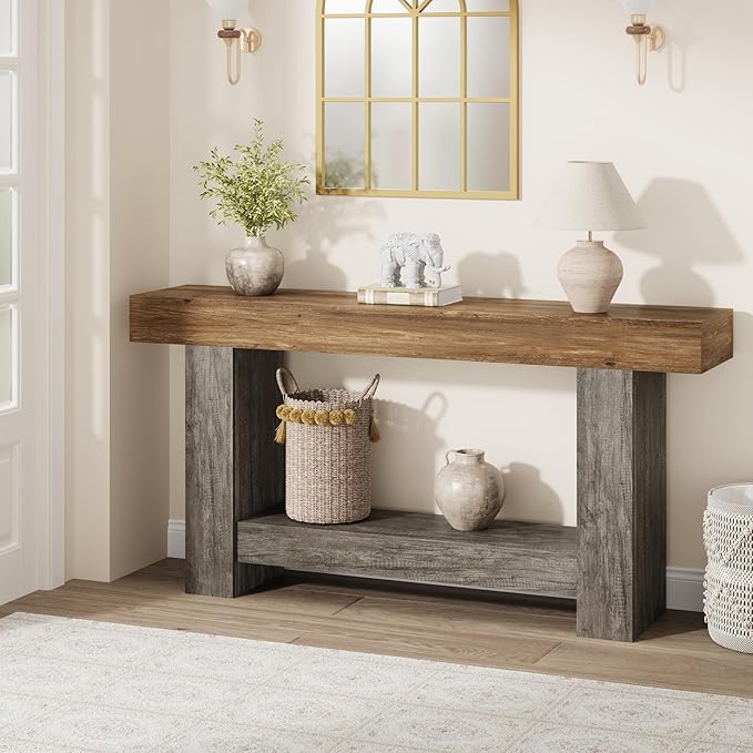 Rustic Brown and Grey