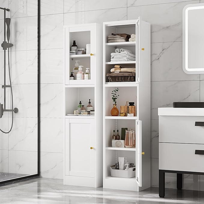 White-glass Door